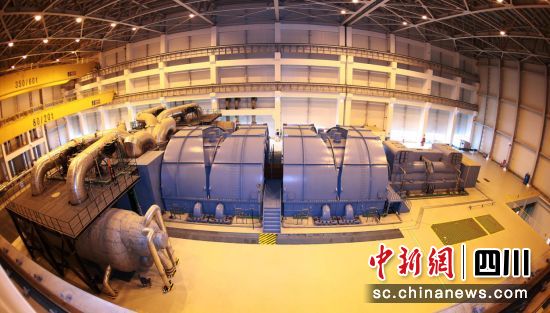 “華龍一號”全球首堆示范工程福清核電汽輪發(fā)電機組。東方電氣 供圖